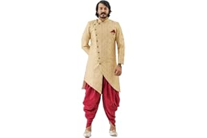 Amzira Men's Ethnic Clothing Jeaquard Indo Western Set