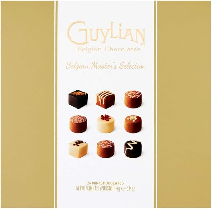 Amazon Guylian ギリアン ベルジャンマスターズセレクション 48粒 350g ベルギーチョコレート ギフトボックス Guylian チョコレート菓子 通販