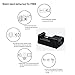 for Xiaomi Amazfit Bip Band, Lamshaw Stainless Steel Metal Replacement Straps for Xiaomi Huami Amazfit Bip Younth Watch (Black)