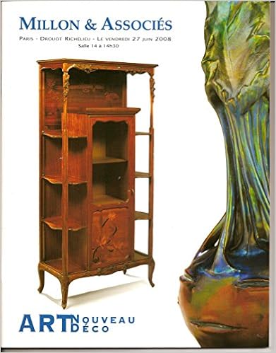 Art nouveau art deco les collections dune vie mr c ile de france mme g italiepoteriesbronzessculpturesverrerie daumle verre francais heligensteinpetit mobiliermajorelle ecole de nancy million et associes vente du 27062008