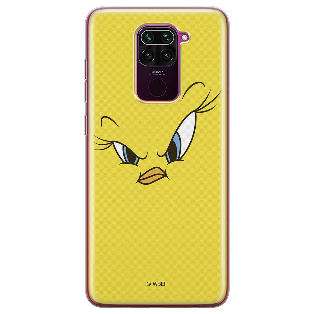 ERT GROUP mobile phone case for Xiaomi REDMI NOTE 9 original and officially Licensed Looney Tunes pattern Tweety 001 optimally adapted to the shape of the mobile phone, case made of TPU