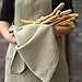 LinenMe 02568 Set of 2 Tea Towels Lara Natural, 17