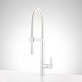 Signature Hardware 449244 Ocala 1.8 GPM Single Hole Pre-Rinse Pull Out Kitchen Faucet