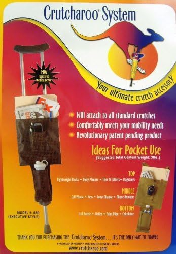 Crutcharoo Executive Style Crutch Bag ***12 PK SPECIAL***