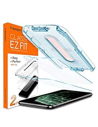 Spigen Protector de Pantalla de Vidrio Templado Compatible con Apple iPhone Xs Max (6,5") (2 unidades)