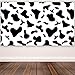 Cow Print Backdrop Banner Cow Farm Animal Themed Party Favor Cow Print Party Decorations Western Cowboy Party Backdrop Banner for Farm Animal Party Picnic Supplies, 72.8 x 43.3 Inch