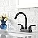 VAPSINT Commercial Two Handle Centerset Lavatory Vanity Basin Oil Rubbed Bronze Sink Bathroom Faucet