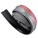 CUagain Universal Front Bumper Spoiler, 8.2Ft/250Cm Universal Carbon Fiber Bump Clips Body Trim Splitter Spoiler Side Skirt for Car Truck