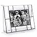 Clear Glass Picture Frame 5x7 Photo Display Desk Accessories Tabletop Home Décor Family Wedding Anniversary Engagement Graduation Gift J Devlin Pic 112 Series