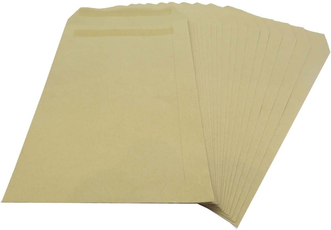 500 x C5/A5 Plain Manilla Self Seal Brown Envelopes SS 80gsm, 229mm x 162mm - Image 4