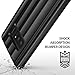 Samsung Galaxy Note 8 Ringke [Flex S Pro Series] Advanced Black Titanium Pattern Inspired Style Glossy Premium Finish Optimized Coating Shock Protection Protective Case For Note8 - Titanium Black