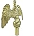Green Grove Products Metal Gold Flagpole Eagle top, Aluminum, Flag Pole Ornament, 7-inch Wingspan