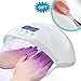 Gel Nail Polish UV Light with Nails Art Remover Tool Kit - LED Toenail Lamp with Motion Sensor - 48W Shellac Nail Manicure Quickly Harden Dryer Machine for Professional or Salons