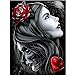 Two-Face Hypocritical, Full Drill, Franterd 5D DIY Diamond Painting Kits By Number - Counted Cross Stitch Rhinestone Embroidery Arts Craft Decor for Home Wall
