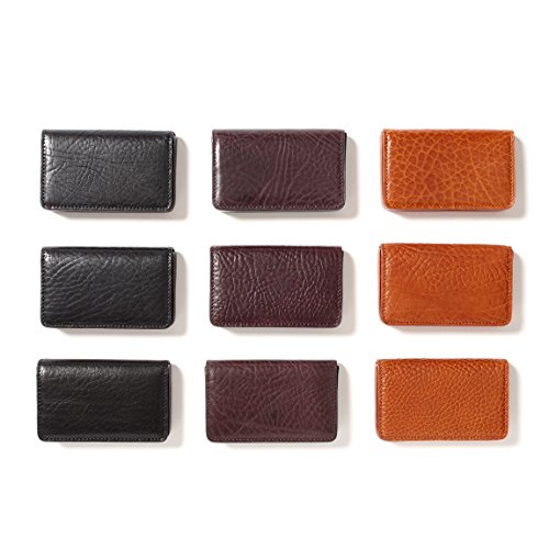 Business Card Case - Italian Leather - Espresso (brown)