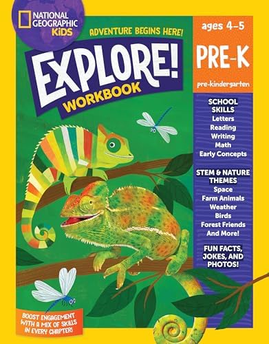 National Geographic Kids Explore! Workbook Kindergarten: National