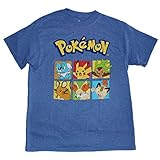 Pokemon Grid Squares Character Tee