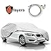 KAKIT Car Cover All Weather Outdoor Car Cover Durable Protect Car Paint with Free Anti-Theft Lock,Fits Sedan up to 185