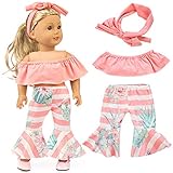 Livoty Doll Clothes Outfits Set Kids Toy Shirt
