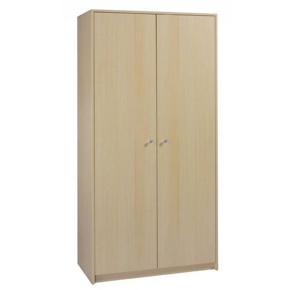 Wardrobe With 2 Doors Beech Design Model Nikita Amazon Co Uk