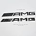 New Style Mercedes-Benz AMG Emblem 3D ABS Black Trunk Logo Badge Decoration Gift (Gloss Black)