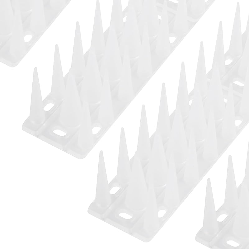 OFFO Bird Spikes Pigeon Deterrent 4.45m Fence Coverage Frosted Clear