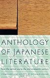 Front cover for the book Anthology of Japanese Literature: From the Earliest Era to the Mid-Nineteenth Century by Donald Keene