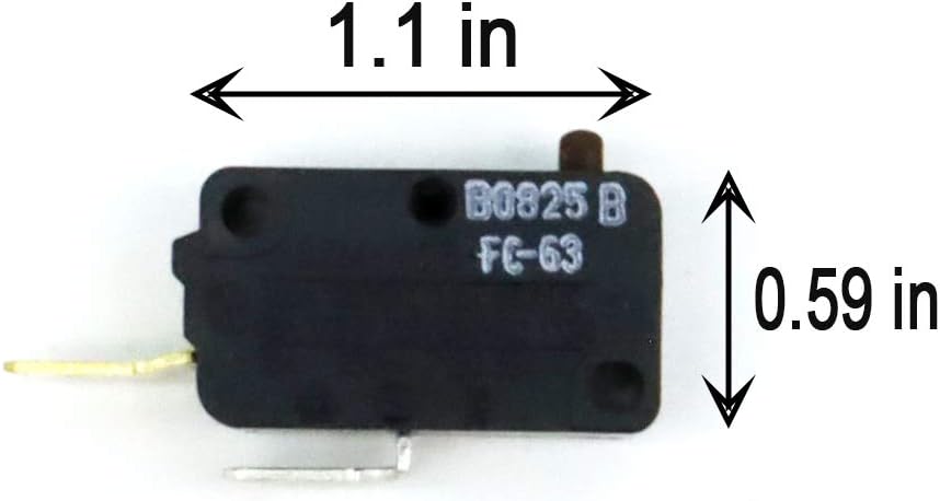 SZM-V16-FC-63 W10269460 Replacement Part (2pc) by OEM Mania for Microwave Door Switch - Compatible with Whirlpool Maytag Amana Microwave: Home Improvement