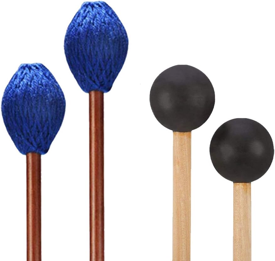 Marimba Mallets 1 Pair Medium Hard Yarn Head Marimba