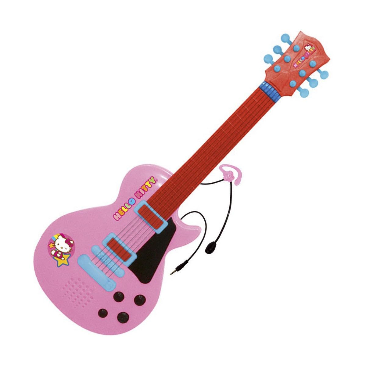 Reig Hello Kitty 6- String Guitar with Earpiece Microphone