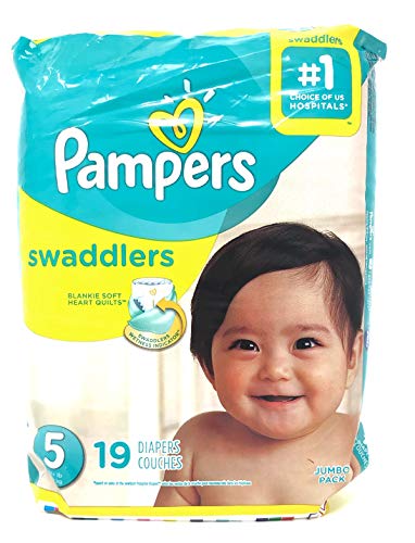 Pampers Pampers Swaddlers Diapers Size 5, 19 ct