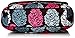 Vera Bradley Women's Cotton Double Zip Mailbag Crossbody Purse, Northern Lights, One Size
