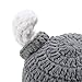 Ypser Cute Bull Horn Beanie Cap Handmade Knitted Crochet Viking Beanie