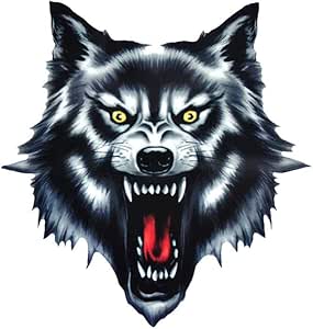 Impermeable Venta fresca caliente de la cabeza del lobo de la moto de