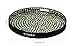 Deco 79 Mother of Pearl Shell Handmade Living Room Decor Tray Ottoman Tray with Slot Handles, Serving Tray 24