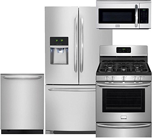 Click Here to See More Images Frigidaire 4-Piece Stainless Steel Package with FGHF2366PF 36
