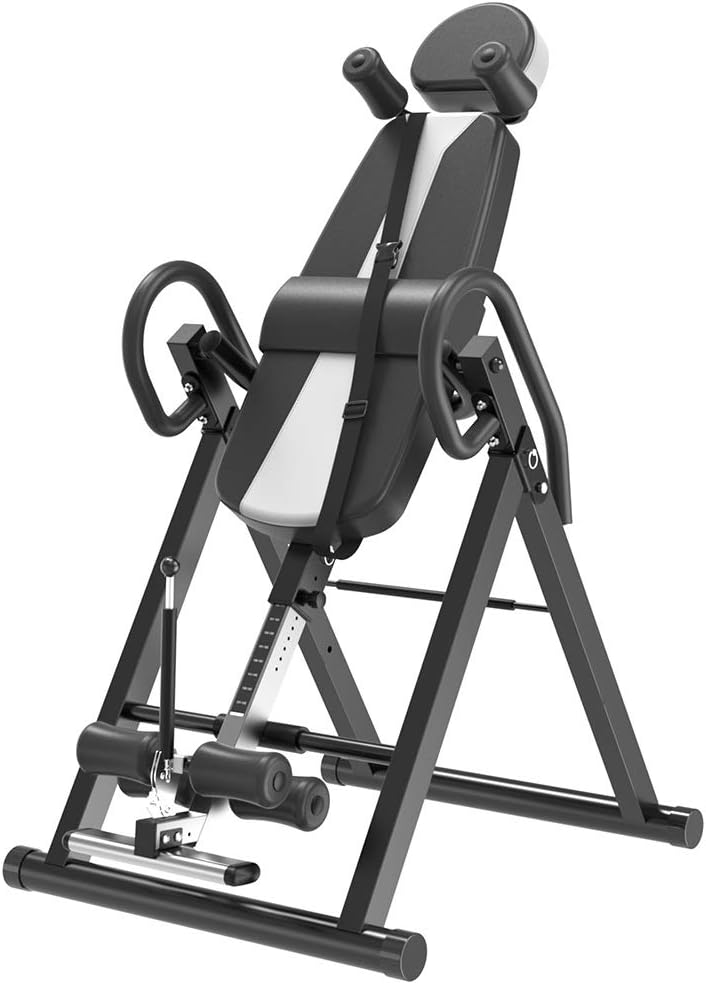 Gububi Inversion Table Heavy Duty Inversion Table With Headrest & Adjustable Protective Belt Back Stretcher Machine Upside Down Stretching