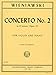 Wieniawski Henryk Concerto 2 in d minor Op. 22. Violin and Piano. by Ivan Galamian. International