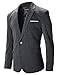 FLATSEVEN Mens Slim Fit Casual Premium Blazer Jacket