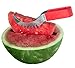 Watermelon Slicer Stainless Steel Corer and Server By INTERESTHING Home - Comfortable Silicone Handle - Cut the Right Sweet Slice of Watermelon, Melon & Fruit. Perfect Gift for Summer . As Seen On TV