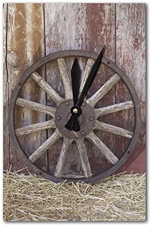 Shower Curtain 66 X 72 Inch Wheel Wall Clock Printing Polyester Fabric