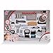 wps Play Accessories Barber Shop Salon Hairstyle Play Set Kit with Shaver Mirror Clipper 17in1 for Boy Kids Gift