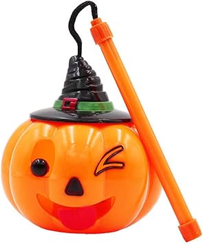 Choppywave Emoji Halloween Citrouille Lanterne Led Flash Light Scream Voice Control Enfants Cadeau Amazon Ca Maison Et Cuisine