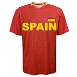 Outerstuff International Soccer Spain Jersey Top, Medium, Red