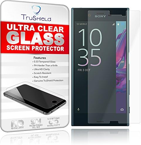 TruShield [2-PACK] Sony XZ Screen Protector - Tempered Glass Screen Protector