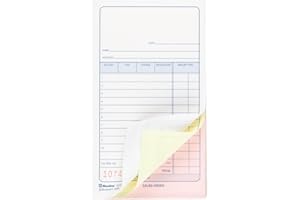 Blueline Sales Orders 50 Numbered Carbonless Triplicates English 3-1/2-Inchx6-1/2-Inch (DC42)