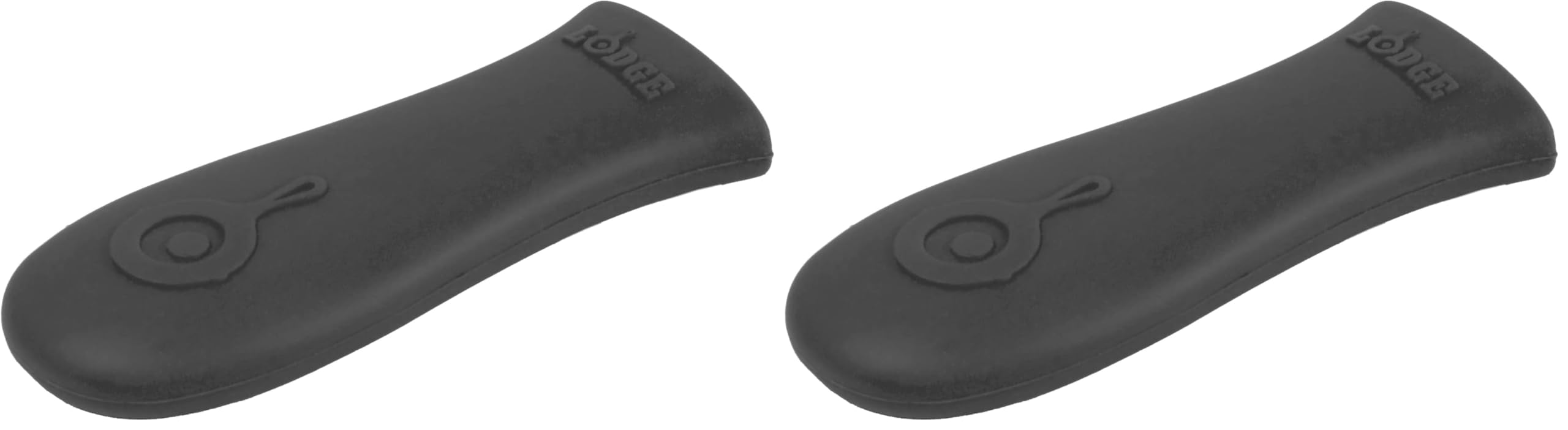 Lodge Classic Silicone Hot Handle Holder, Black (Pack of 2)