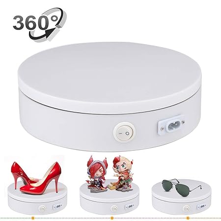 Yuanj Elektrisch Rotierende Drehteller-360 Grad-elektrische drehende Anzeigen-Geeignet für die Präsentation von Schmuck, Uhre