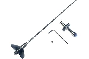 ZDingTech UDI005 UDIRC Arrow Flex Shaft,Flex Prop Steel Rope UDI005-09 Flex Shaft for UDI Arrow 5 RC Boat Parts,UDIRC 5 005 UDI005 UDI022 RC Boat Upgrade with Propellers.UDI Tylosaurus Parts