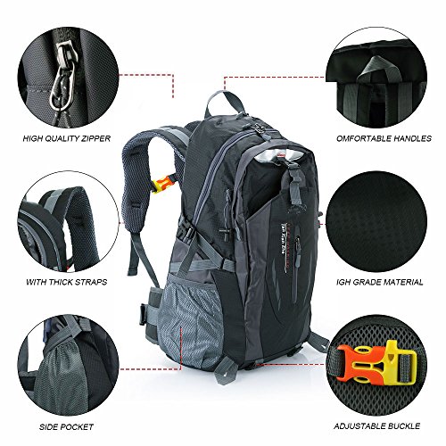 OGORI 40L Waterproof Outdoor Sports Backpack Travel Hiking Camping 